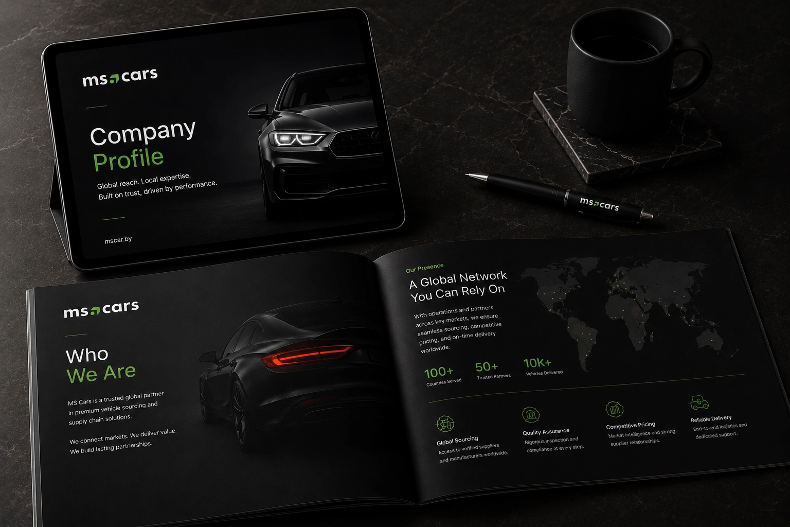 MS Cars sales presentations and pitch decks