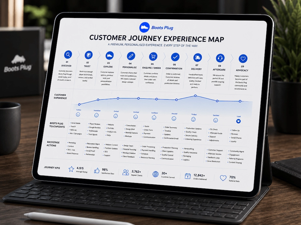 Boots Plug customer journey experience map