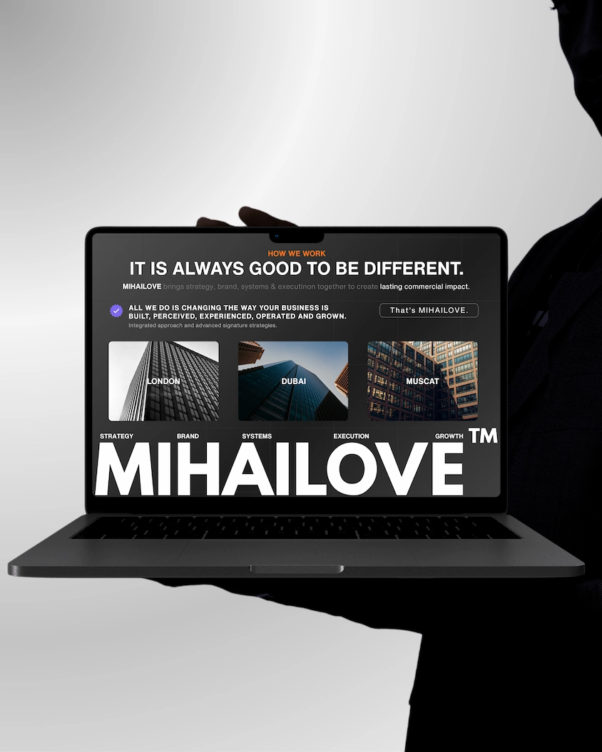 MIHAILOVE digital brand application